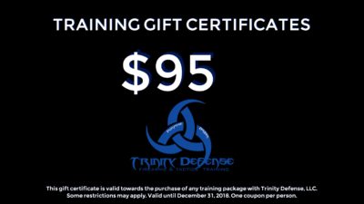 Handgun Course Training Gift Certificate